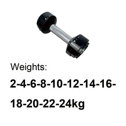 Adjustable Dumbbell Handle 4kg Increase 5LB Increase and 2kg Increase Selector