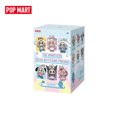 【EU】POP MART THE MONSTERS × Sanrio Characters Series-Vinyl Plush Pendant Blind Box 1/6PCS LABUBU Hello Kitty Blind Boxes