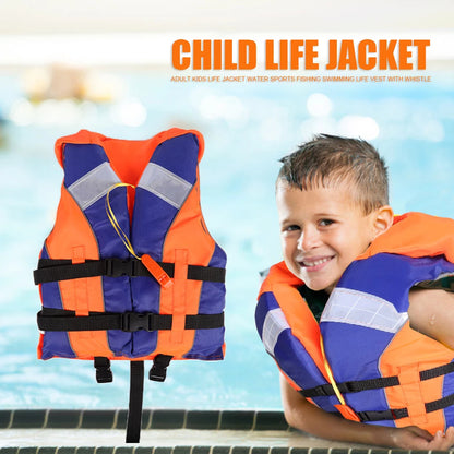Children's Male and Female Life Jackets Professional High Buoyancy Water Park Learning Swimming Vest Anti Choking Vest ﻿