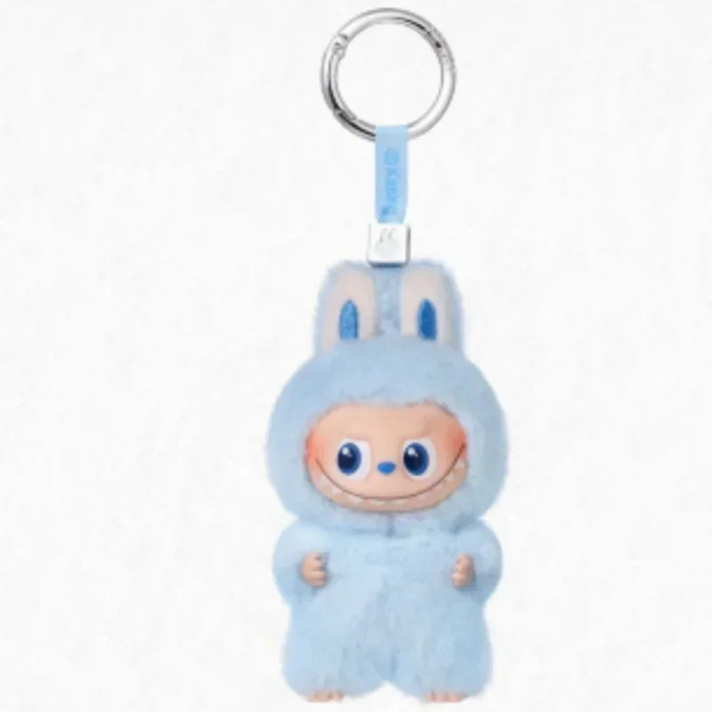 Genuine Pop Mart Pin For Love Labubu V4 The Monsters Blind Box Cute Keychain Christmas Mystery Gift