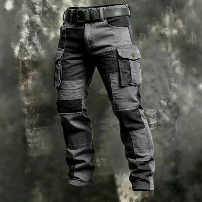 New Cotton Men Cargo Pants Khaki Casual Men Tactical Joggers Cargo Multi-Pocket Fashion Black Army Light gray Trousers Work Wear