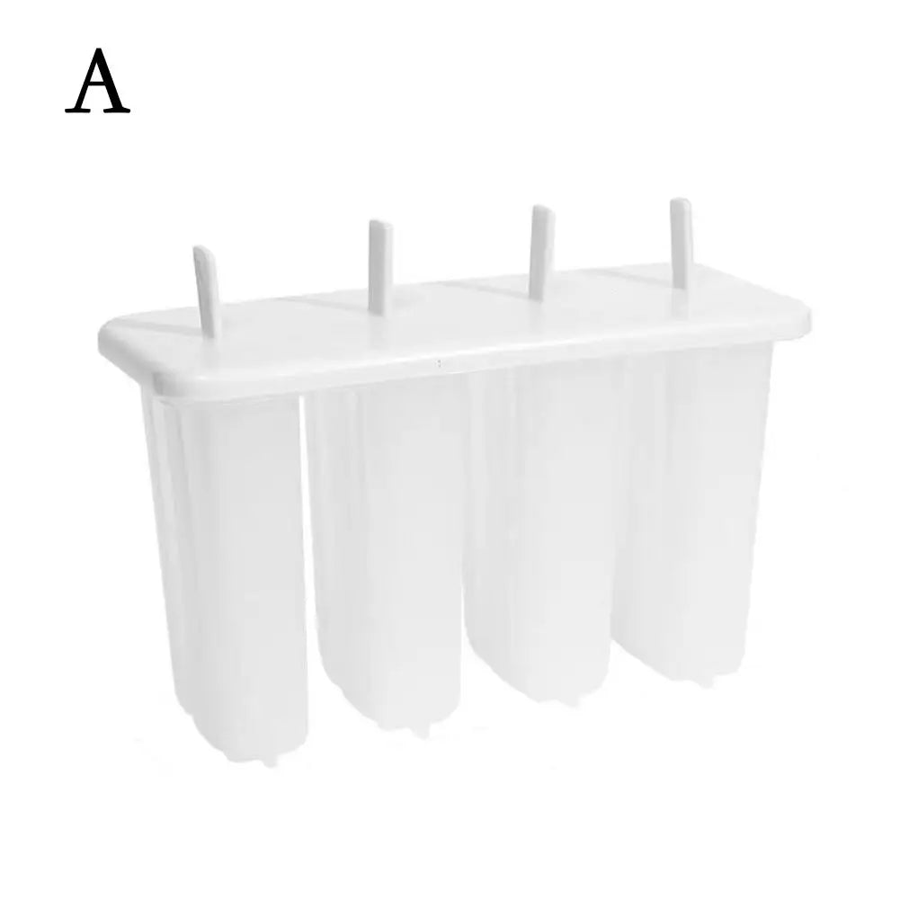 Food Grade Silicone Ice Pop Mold Ice Tray With Lid Handle Diy Juice Coffee Easy Release DIY Popsicle Jelly Frozen Dessert Making