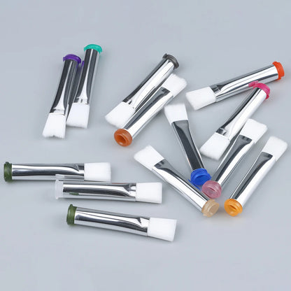 5Pcs 7-8mm Flat Mouth Soft Brush Needle Dispensing Injection Needle Precision Dispensing Machine Glue Coating Needle