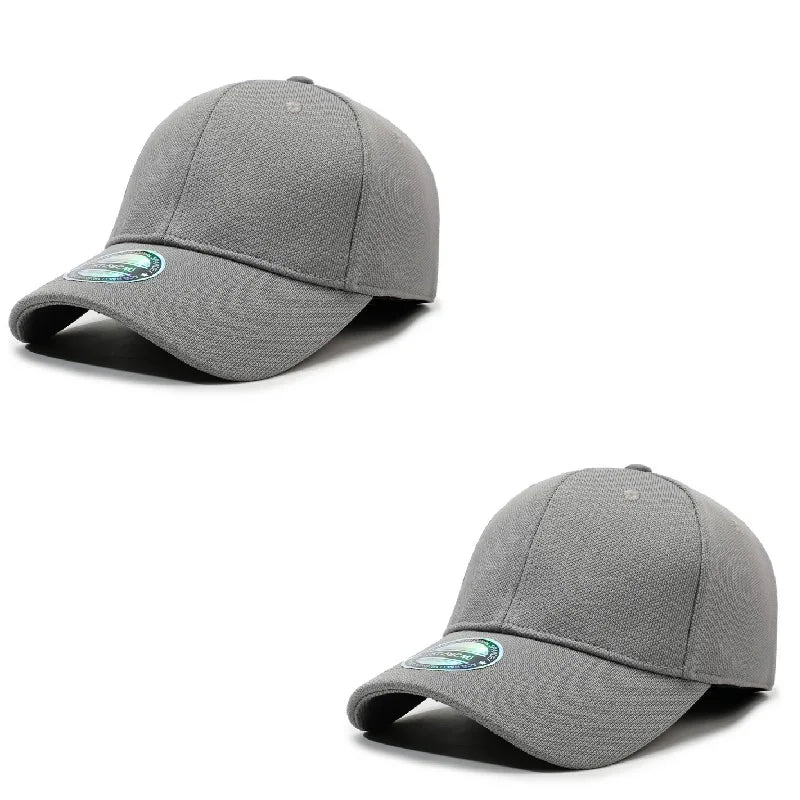 Back Closed Baseball Caps for Men and Women, Big Head and Small Head Hat, High Quality Headwear