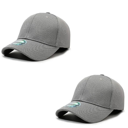 Back Closed Baseball Caps for Men and Women, Big Head and Small Head Hat, High Quality Headwear
