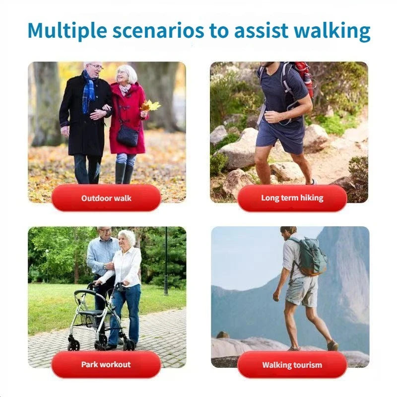 Exoskeleton Leg Power Assist Walker | Lower Limb Walking Support for Mobility Recovery & Daily Use