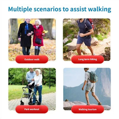 Exoskeleton Leg Power Assist Walker | Lower Limb Walking Support for Mobility Recovery & Daily Use