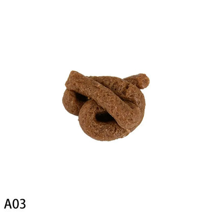 Creative prank BB toy simulation Baba soft rubber decompression poop pinching music prank April Fool's Day decompression