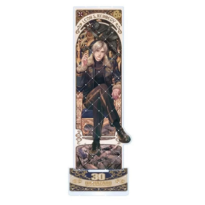 Resident Evil Claire Redfield 15cm Acrylic Stand Keychain 30th Anniversary Gothic Art Anime Figure Decor Gift For Fans!