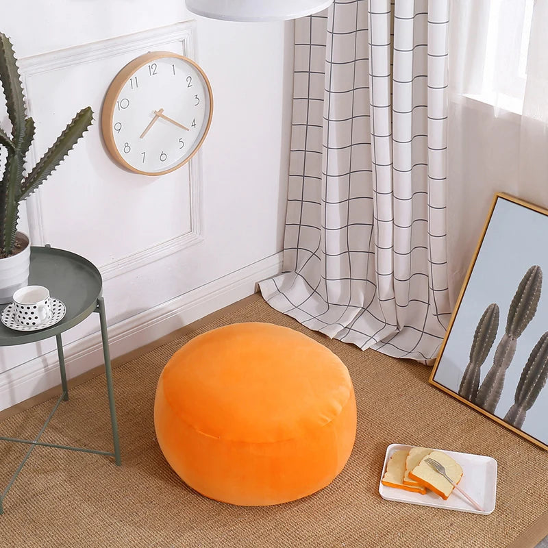 Nordic Lazy Bean Bag Sofa Living Room Orange Cute Modern Lazy Bean Bag Sofa Boneless Individual Divano Soggiorno Home Furniture
