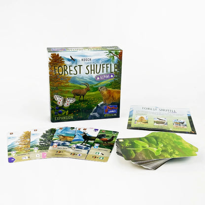 Classic Strategy Board Game:Forest Shuff Base Game、Expansion Board Game, Forest Art Style, Family Party Fun Adult Gift