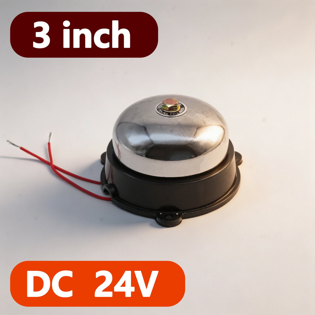 2/3/4/6 Inch Internal Strike Electric Bell AC110/220V DC12/24V High Decibel Loud Sound Alarm Doorbell School Factory Household
