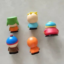5PCS Set Southern Park Action Figure Toy Stan Eric Creative Austral Park Doll Gift for Kids Home Decoration Moldel