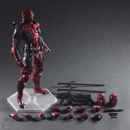 Play Arts Deadpool Action Figure Marvel X-Men Play Arts Kai Super Hero Wade Winston Wilson BJD Deadpool Figure Collect Model Toy