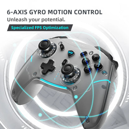 Machenike G5Pro Max SE Gamepads With Charging Dock Optional Hall Effect Joysticks Triggers RGB Light Wireless Gaming Controller