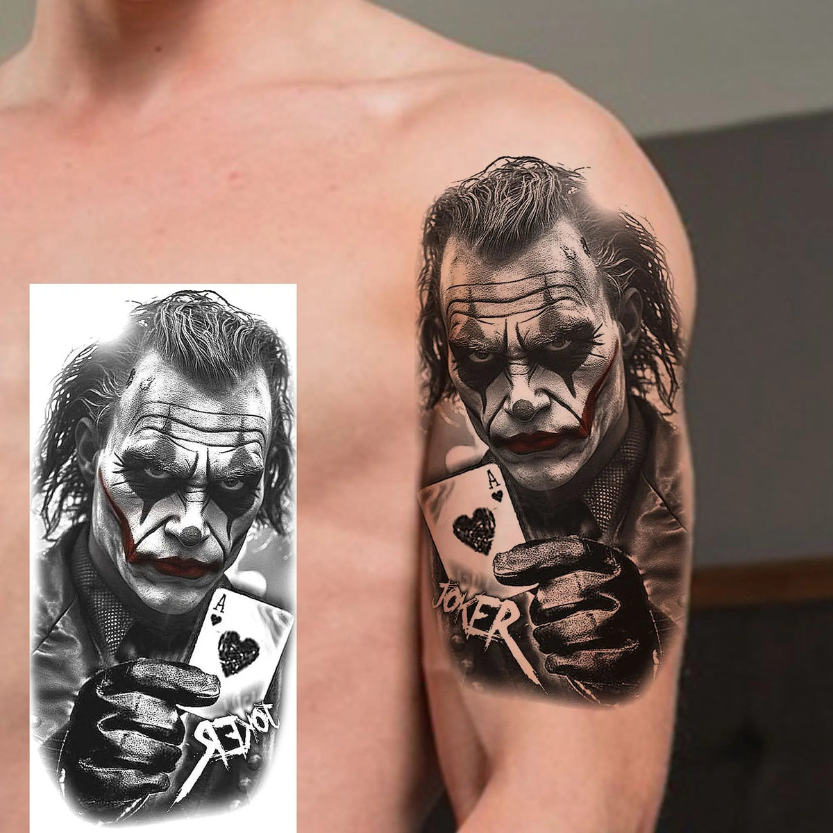 1 Sheets Chicano Prison Gangster Temporary Tattoos For Women Men Adults Fake Tattoo Sticker Water Transfer Self Adhesive Arm Leg