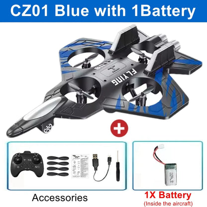 Oike RC Aircraft Foam Stunt Glider Electric Fighter Remote Control Airplane Helicopter 2.4G Radio Fall Resistant Plane Toy Gifts