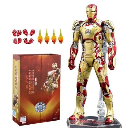 ZD Iron Man Figure Legends Iron Man Mk41 Mk47 Tank MK24 Iron Patriot 2.0 MK35 Red Snapper 1/10 Scale Iron Man Collections Gift