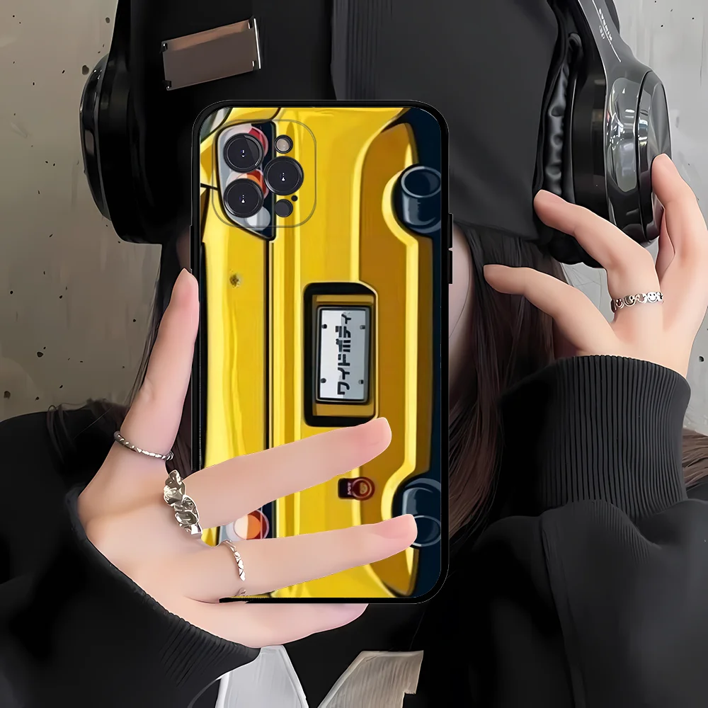 Initial D AE86 Cars Phone Case Silicone Soft for iphone 16 15 14 13 12 11 Pro Mini XS MAX Plus X Cover