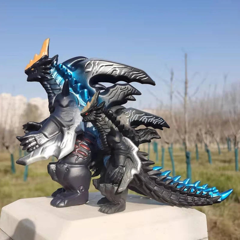 2022 New Anime Ultraman Monster Godzilla large Giga Khimaira Soft Glue DX King Galactron Action Figure Toy  Gifts