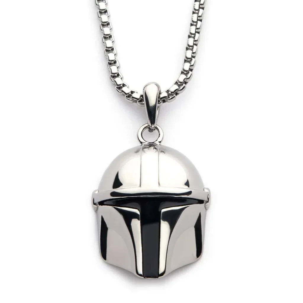 "Star Wars" Mandalorian Helmet Necklace Highly Attractive and Versatile Holiday Gift Fashion Accessory