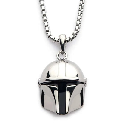"Star Wars" Mandalorian Helmet Necklace Highly Attractive and Versatile Holiday Gift Fashion Accessory