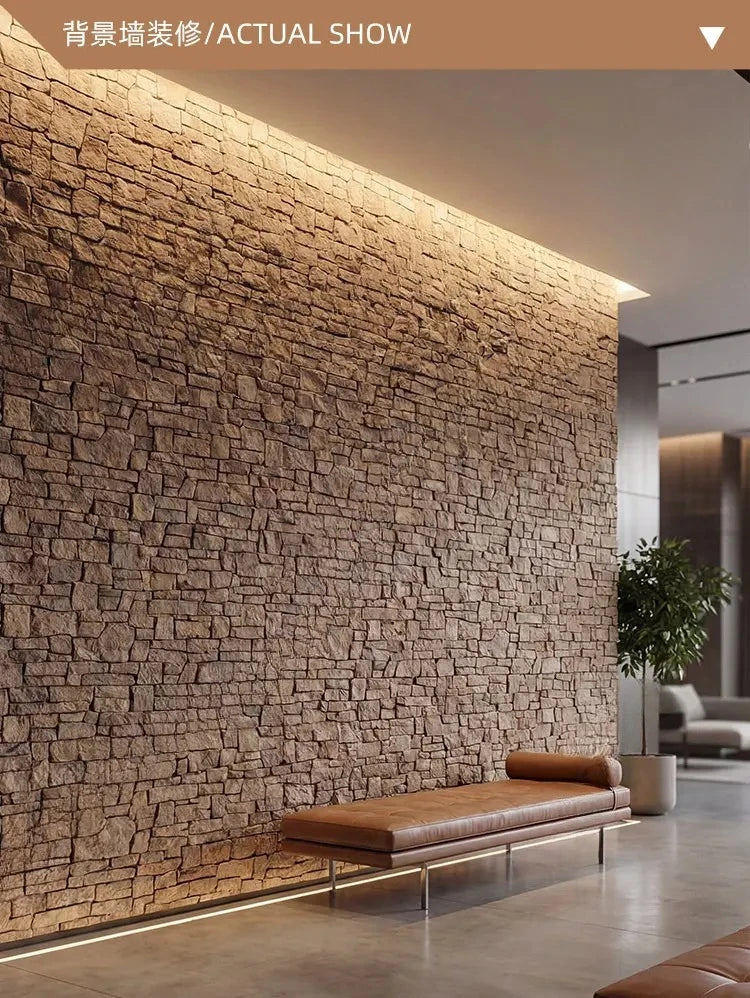 PU Imitation Stone Wall Panels, Outdoor Decorative Wall Boards, Exterior Imitation Stone Brick Cladding