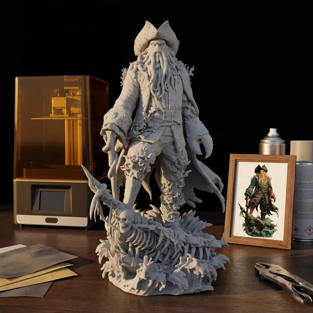 1/18 1/12 Dave Jones Unpainted Unassembled 3D Printing Model Garage Kits (Requires Painting and Assembly)