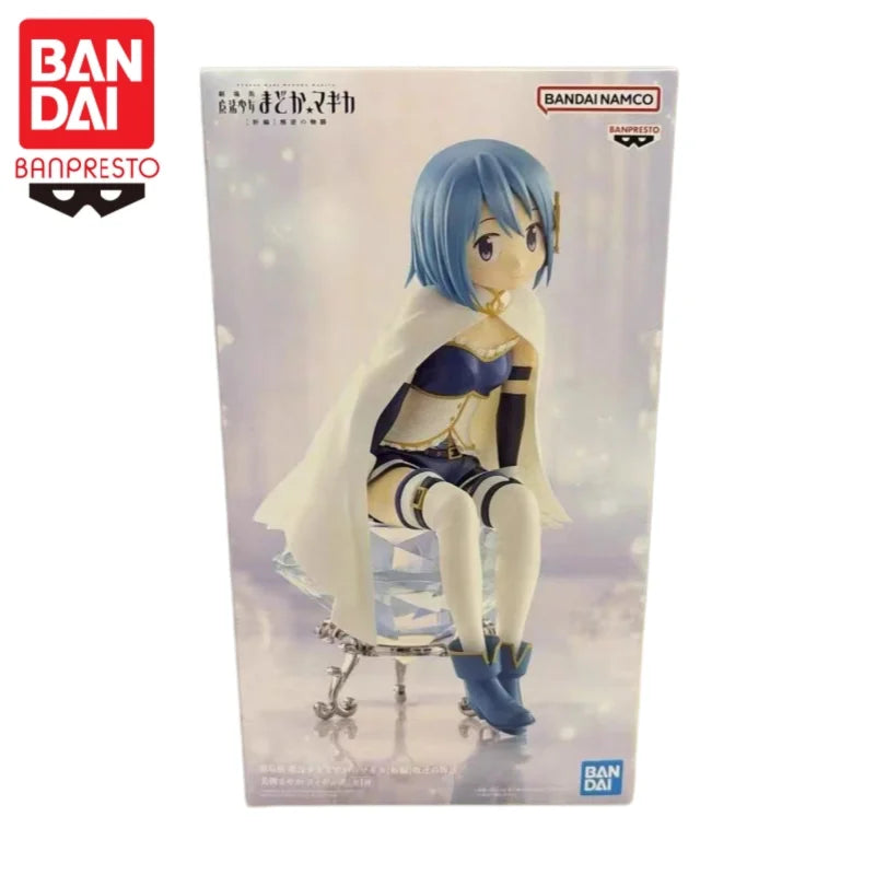 In Stock Original Bandai Puella Magi Madoka Magica Kaname Madoka Miki Sayaka Rebellious Stories Anime Character Model Toys Gift