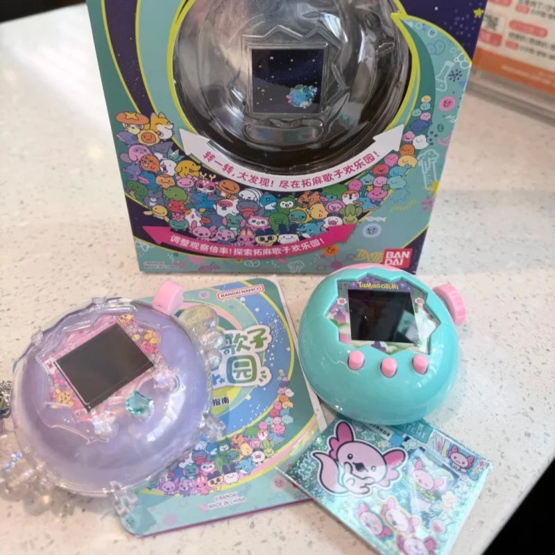 Authentic Bandai Tamagotchi Paradise Joy Park - Emerald Forest Edition Electronic Pet Game Device