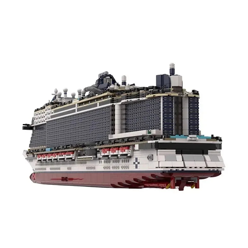 MOC-116714 Ocean Cargo Giant Ship Carrier Building Block Model • 6270 Parts Children's Birthday Building Blocks Toy Gifts