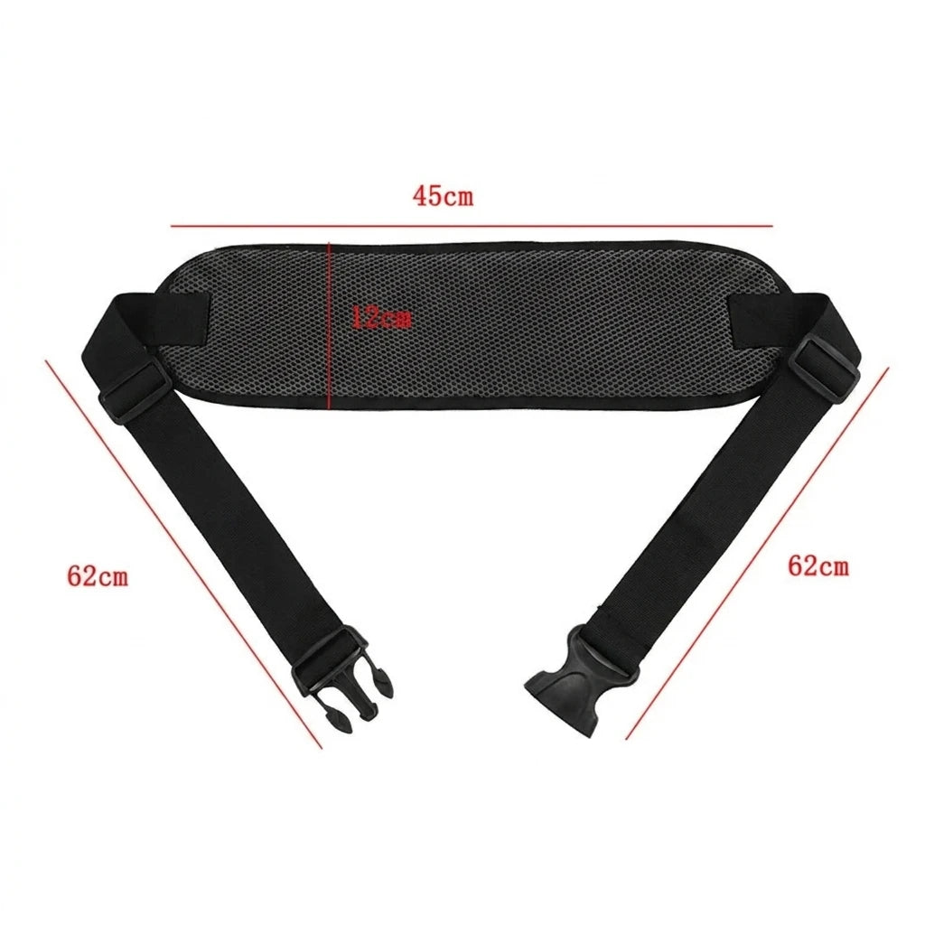 Adjustable Wheelchair Positioning Belt Breathable Anti Fall Safety Strap Lap Support Harness for Elderly Disabled Home Care Use