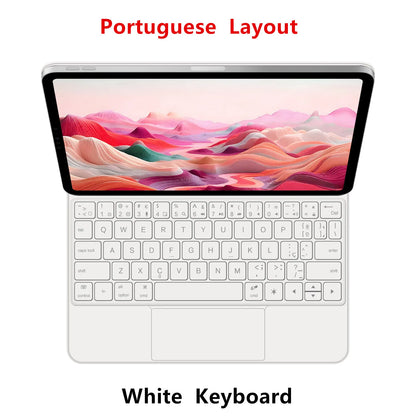 Magic Keyboard Folio For Xiaomi Pad 7 2024 Mi Pad 7 8 Pro 11.2' Tablet Smart Case For Xiaomi Pad 8 Spanish German Keyboard Cover
