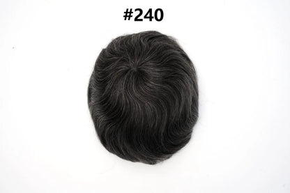 Os21 0.03-0.04mm NG Clearance Thin Skin Toupee Capillary Prothesis Hair Piece For Men Hair Replacement System V Loop Men Toupee