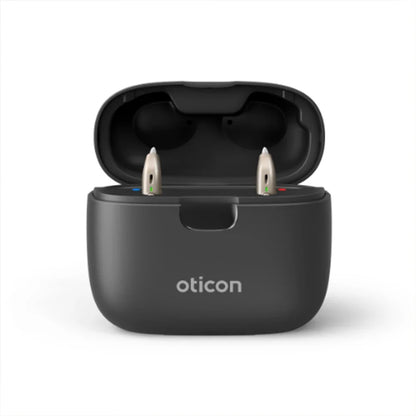 Oticon Jet PX 2 MiniRITE Rechargeable AI Hearing Aid DNN 48 Channels Bluetooth Computer Programming for Mild to Severe Loss