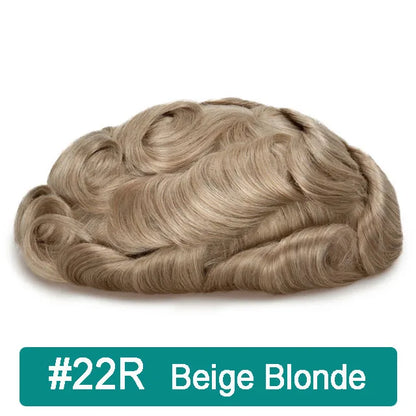 iLace Silk Base Men Toupee Swiss Lace Front 100% Human Hair Natural Hairline Male Capillary Prosthesis Wig Men Hair System