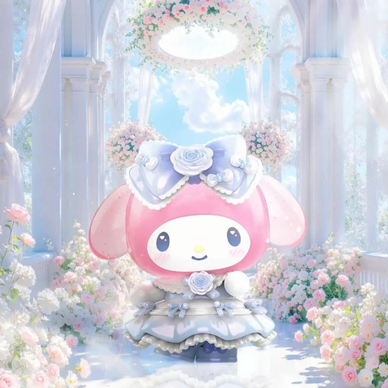 Hello Kitty  Romantic Wedding Series Blind Box Figurine Trendy Toys Century Wedding Series Anime Figures Mystery Box Dolls Gift