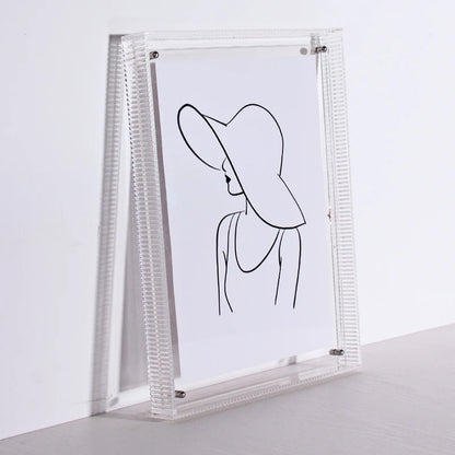 Colours Acrylic Photo Frame Translucent Picture Frame for Wall Hanging,Desktop Bedroom Living Room Study Wall Decoration
