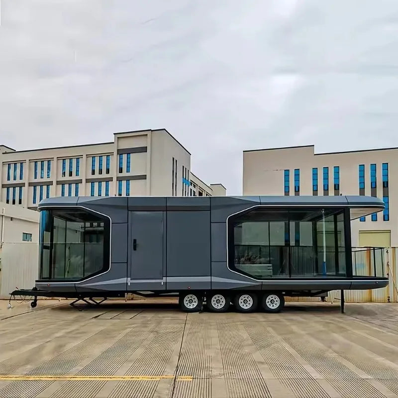 20ft 40ft Luxury Prefab Mobile Container Office Tiny House Capsule Steel Structure Home Custom