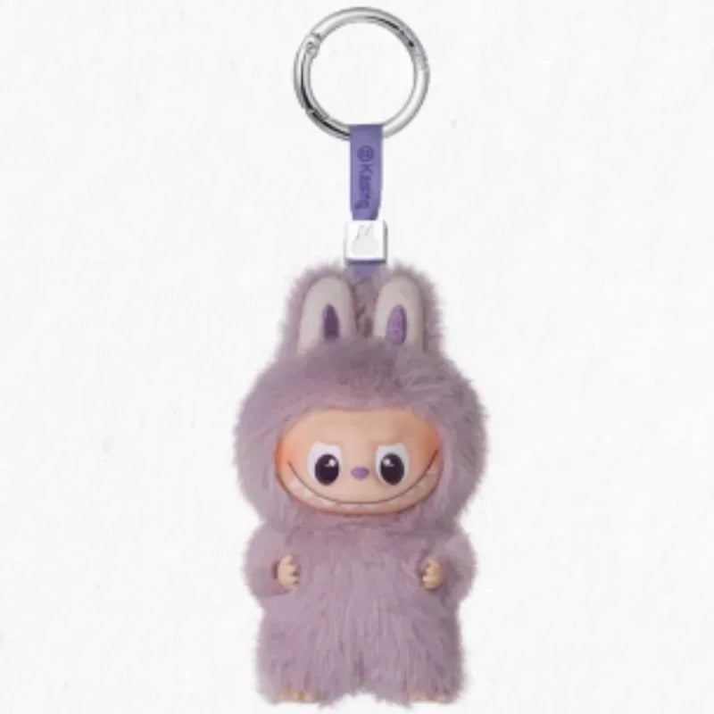 Genuine Pop Mart Pin For Love Labubu V4 The Monsters Blind Box Cute Keychain Christmas Mystery Gift