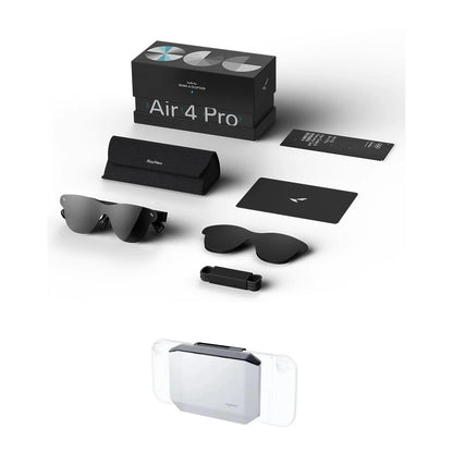 Rayneo Air 4/4 Pro AR Glasses 4K Video, HDR10, 135" Virtual Screen, Head-Mounted XR Support, Bluetooth, DP Compatible