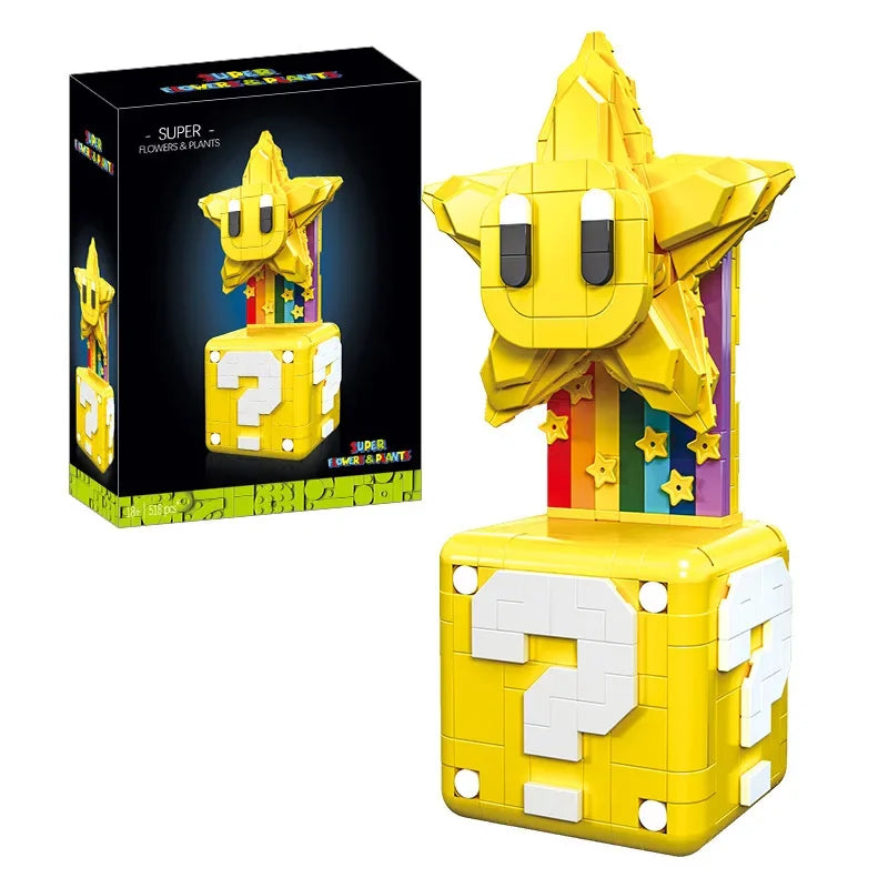 Lega Flowers Anime Model Building Blocks Toy 2026 New Chomper Flame Flower Bomber star Building blocks Model Children Gifts