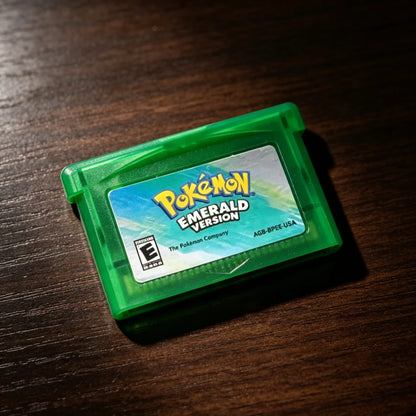 USA Pokémon 32 Bit Video GBA Game Card Bundle English Version Ruby Sapphire Emerald FireRed LeafGreen Gameboy Advance Cartridge