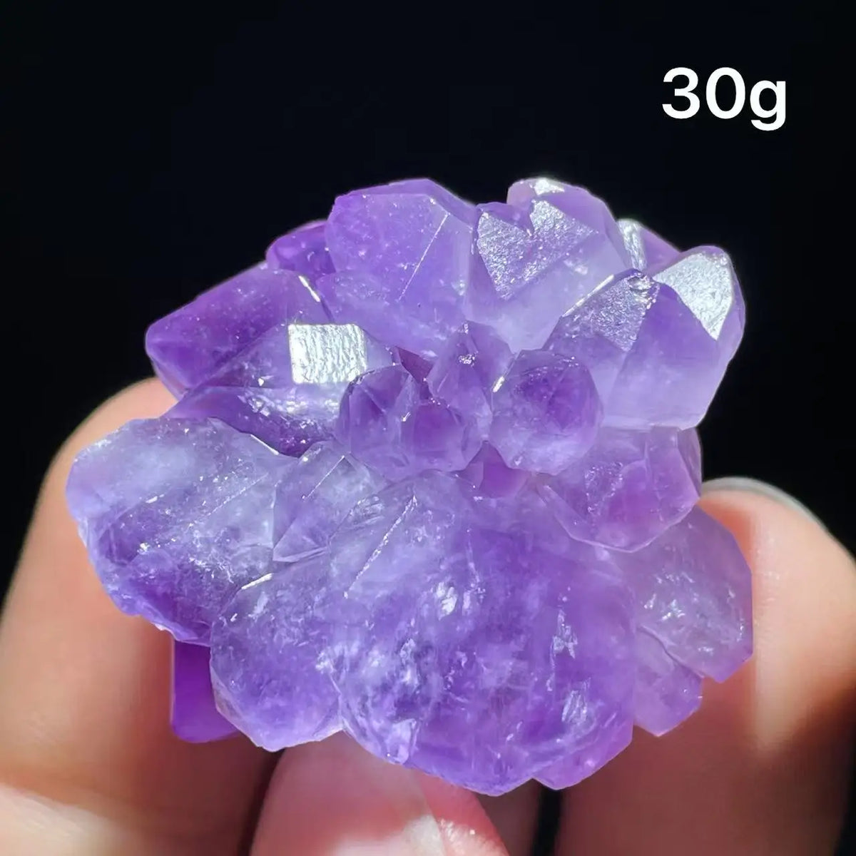 100% Natural Amethyst Flower Clusters, Raw Stones, Mineral Specimens from Madagascar