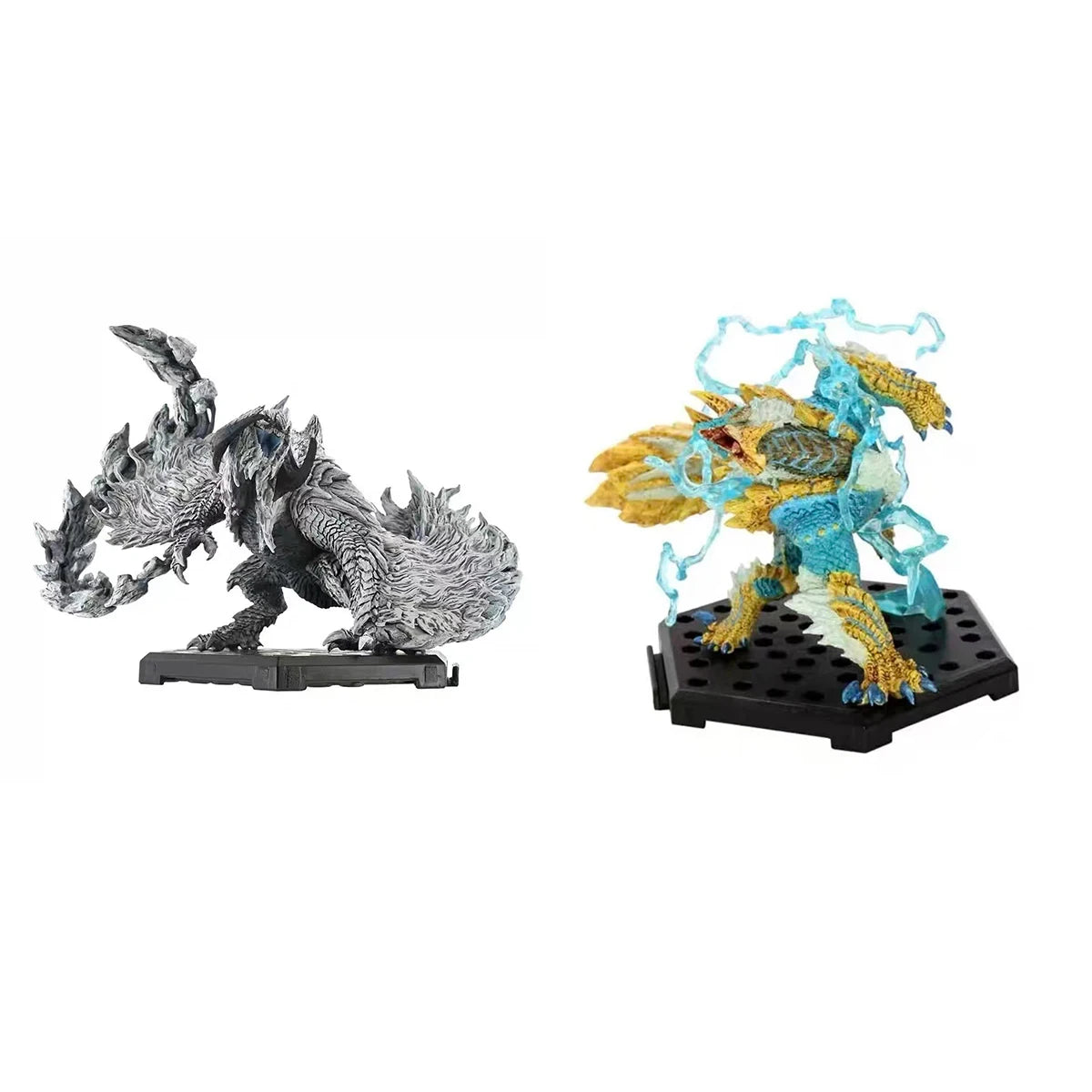 Monster Hunter CFB Figure Arkveld Zinogre Thunder Wolf Wyvern Action Figure Collectible Model Toy
