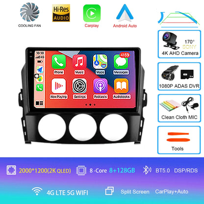 Android 16 Auto Car Radio Video Multimedia Player For Mazda Mx5 2005 - 2012 Navigation GPS Autoradio Head Unit Monitor Carplay
