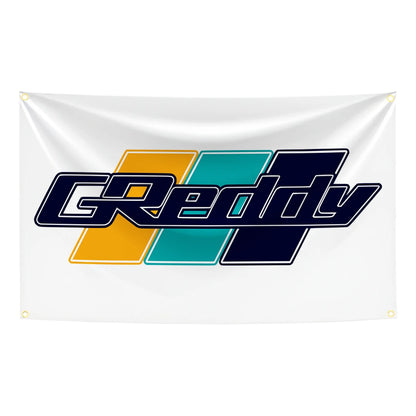 60x90cm 90x150cm 120x180cm GReddys JDM Racing Flag Tapestry Banner Japanese Auto Modify Garage Wall Hanging Flag Decor