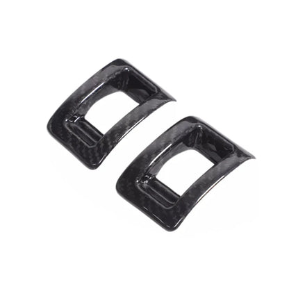 For Nissan GTR R35 2008-2016 Real Carbon Fiber Car Inner Door Lock Buttom Panel Cover Decoration Car Interior Accessories