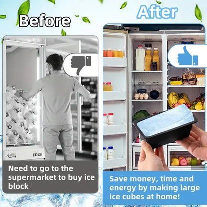 Extra Large Ice Block Mold Large Ice Molds for Water Chiller Cold Plunge,Ice Cube Molds Ice Cube Tray Silicone Molds