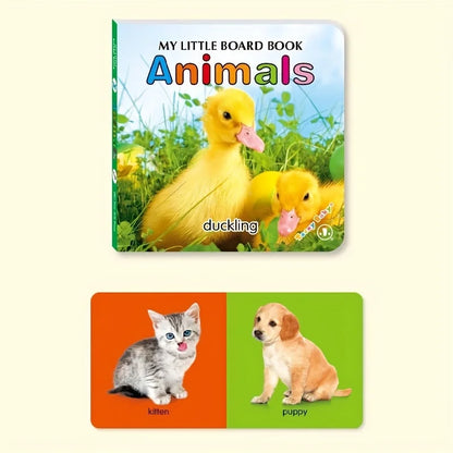 Colorful patterned card book, interactive sensory development gift, bright colors enhance early reading education